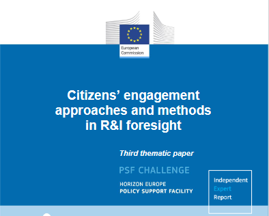 Citizens’ engagement approaches and methods in R&I foresight