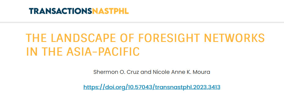 The landscape of foresight networks in the Asia-Pacific