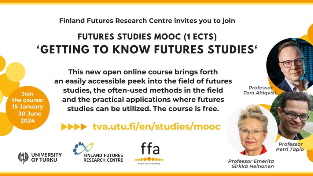 Getting to Know Futures Studies - new online course from Finland