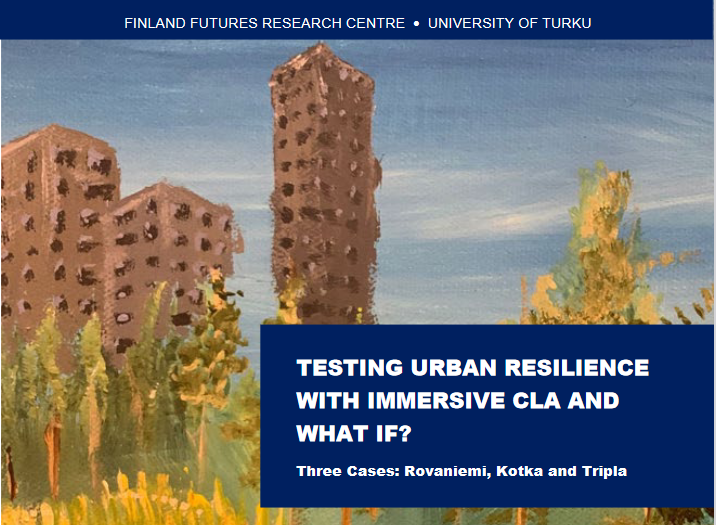 Testing Urban Resilience with Immersive CLA and What If? - publication