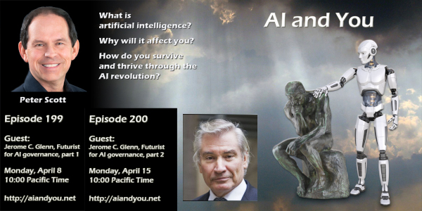 AI and You podcast with Jerome Glenn - April 8-15, 2024