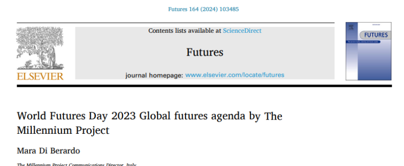 World Futures Day 2023 Global futures agenda