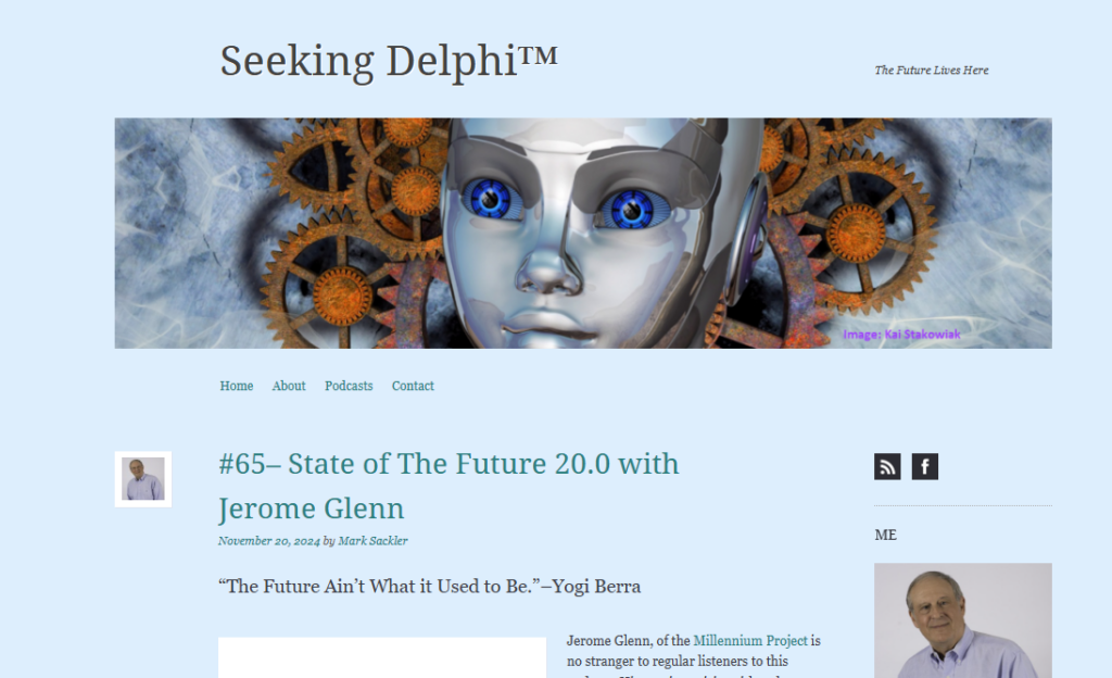 Seeking Delphi podcast with Jerome Glenn